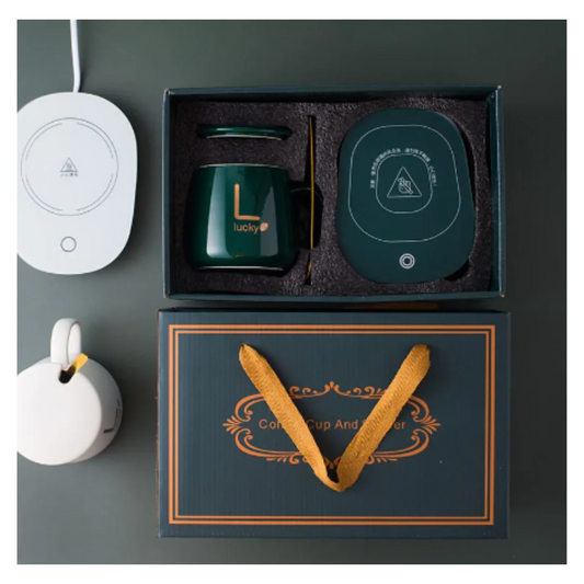 TAZA ➕CALENTADORA➕CUCHARA