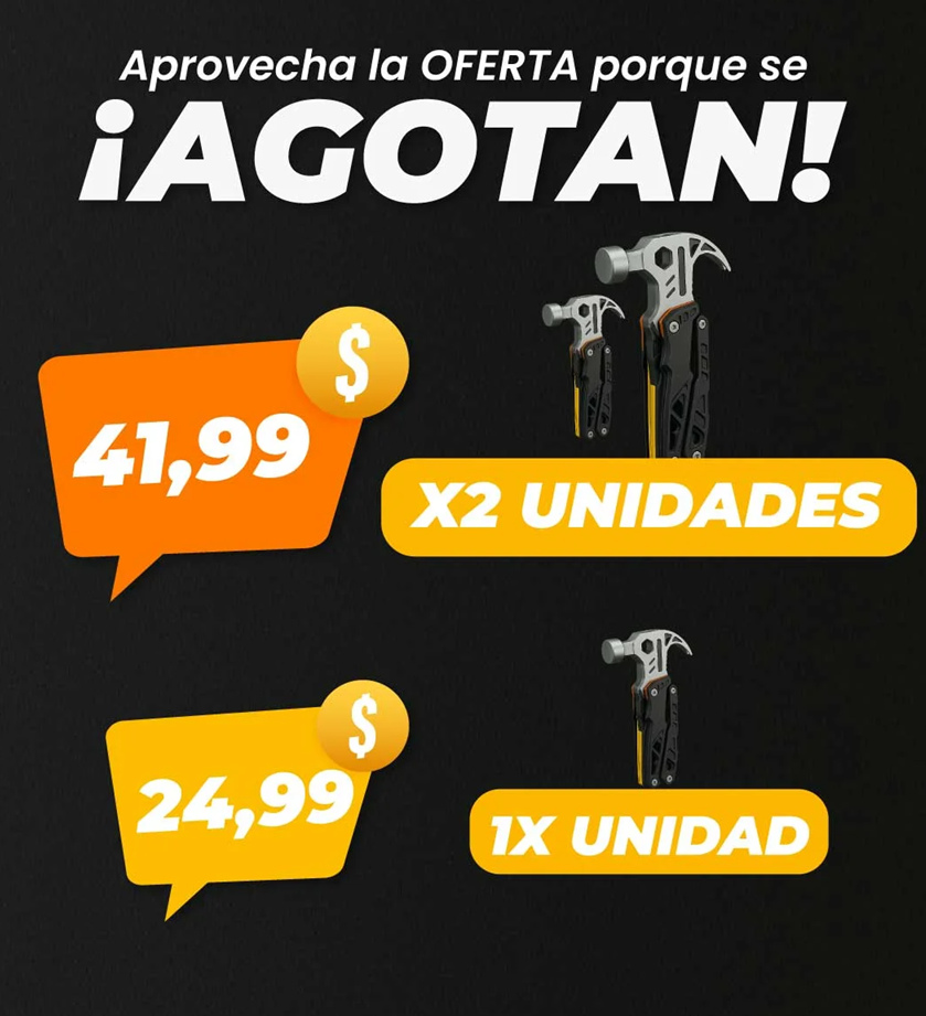 Martillo Multifuncional 9 en 1