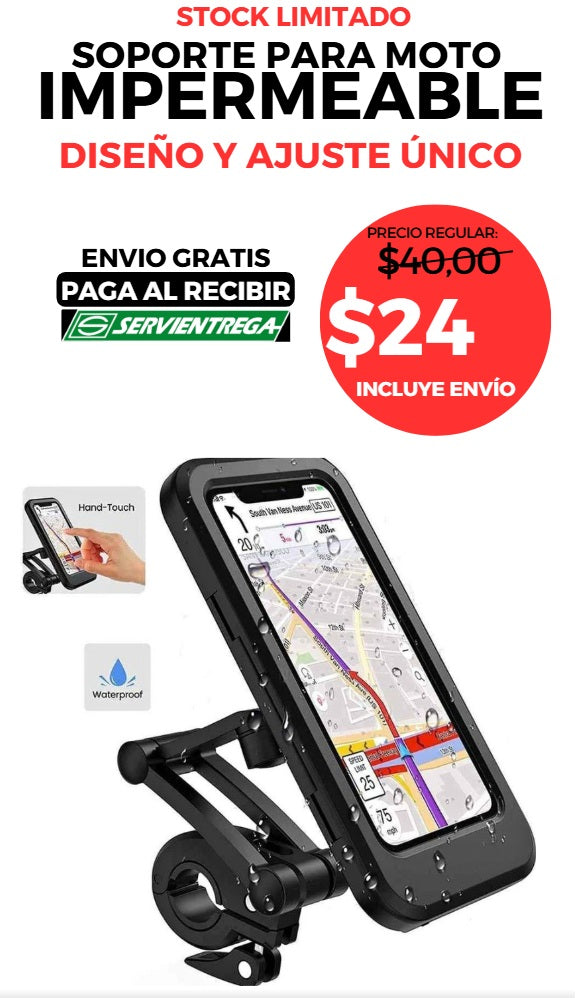 Soporte para Moto Impermeable